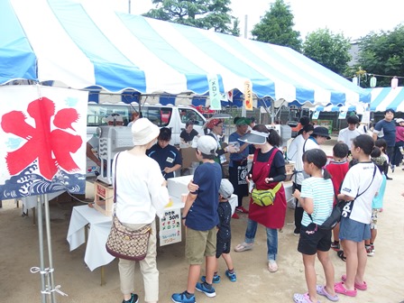 かき氷の模擬店