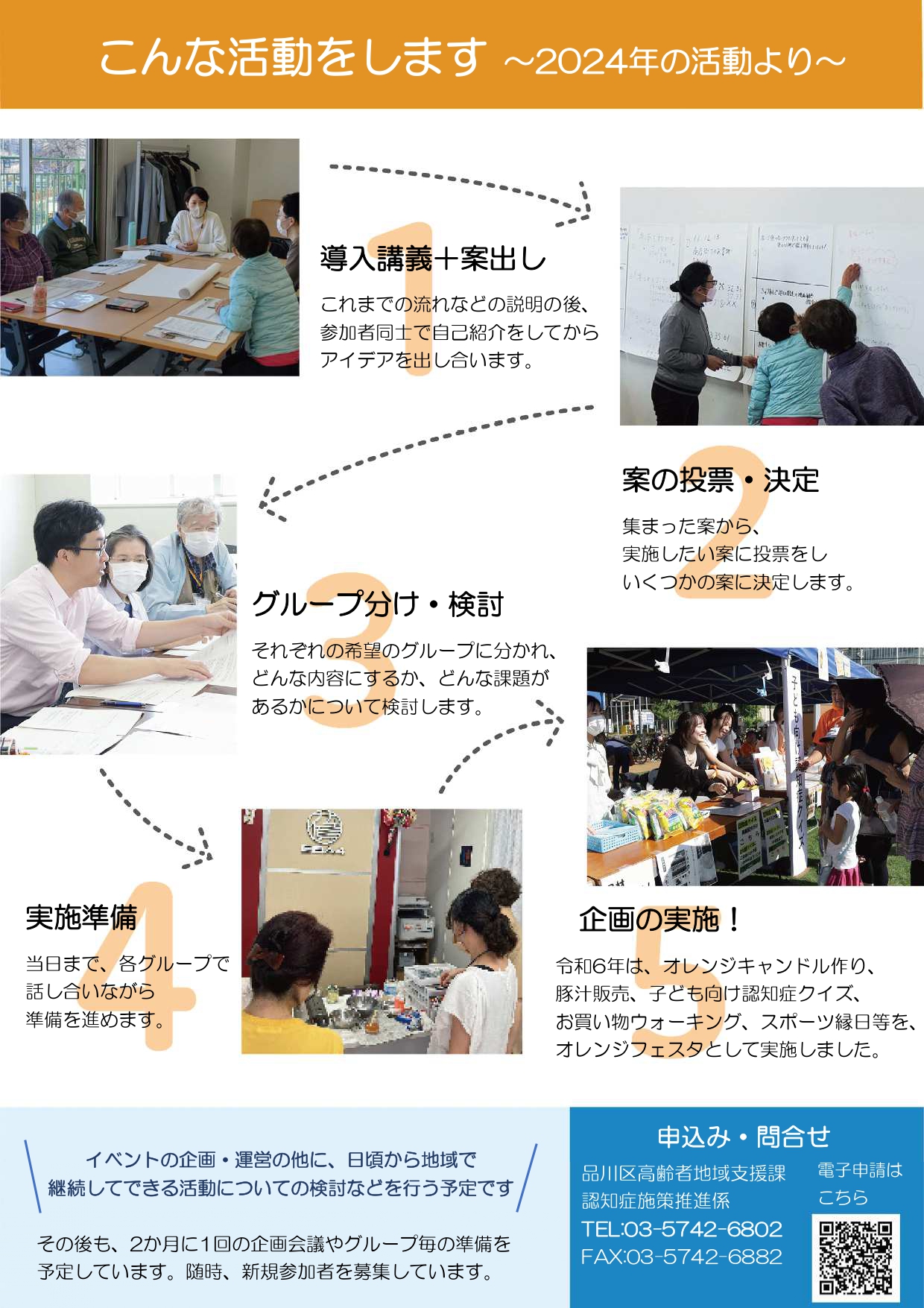 認知症サポーター企画会議チラシ裏面