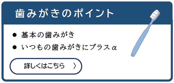 歯みがきのポイントへリンクされている画像