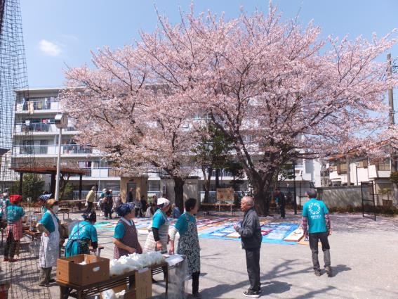 大井森下町会さくらまつり会場