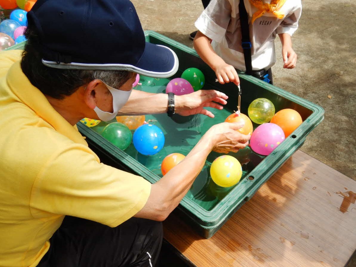 ヨーヨー釣りの様子