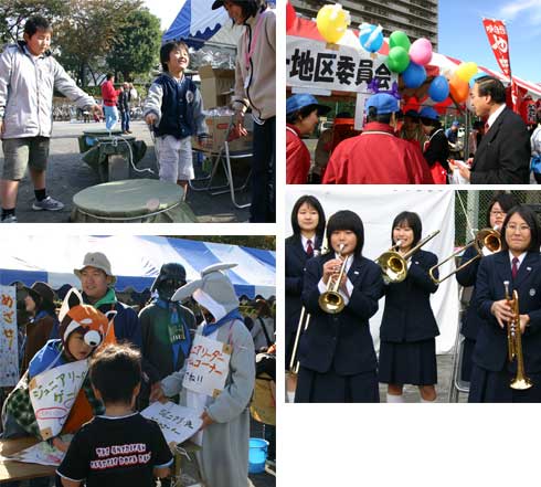 祭りだワッショイ!!会場のようす