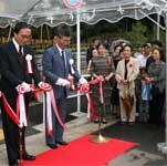 戸越公園南門テープカット