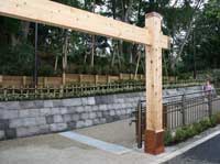 戸越公園南門(避難場所入り口)