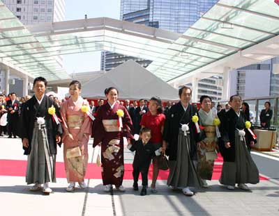 「夢さん橋」渡り初め