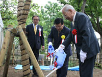 公園開放式典（植樹）