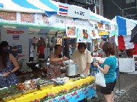 大井フェスタ(タイの出店)