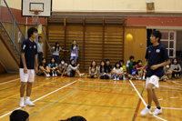 セパタクロー日本代表選手によるデモンストレーション