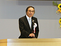 小中一貫校八潮学園落成式(区長挨拶)
