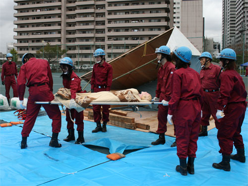 被災地応急対策訓練