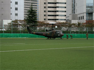 自衛隊ヘリコプター