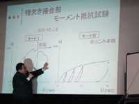 「しながわシェルター」技術講演会(講師の岡田教授)