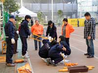 日野学園学校防災訓練