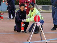 日野学園学校防災訓練