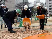 鮫洲運動公園改修工事見学体験会