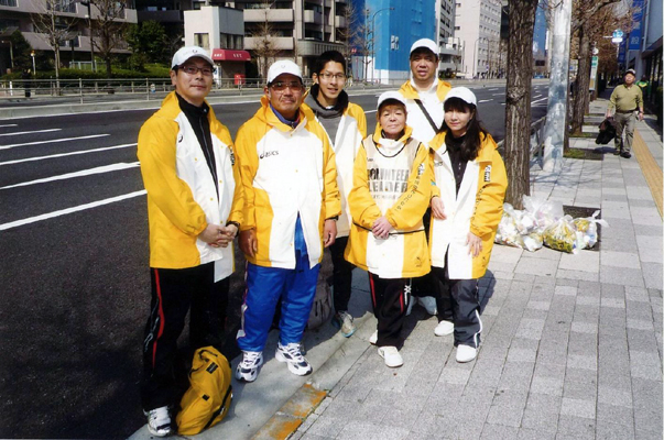 東京マラソンの運営サポートに体育指導員が参加