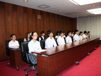 ポートランド市 青少年ホームステイ派遣生が表敬訪問