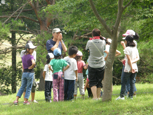 日光林間学園で富岡町交流支援事業