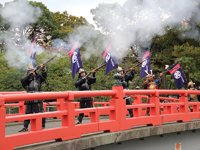 森重流砲術鉄砲隊演舞