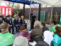 豊町一丁目防災広場「かやの木の広場」開園式