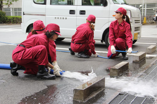 早朝抜き打ち風水害初動活動態勢訓練1