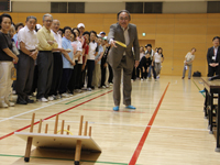 濱野区長の始投