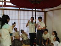 台湾の中学生と文化交流2