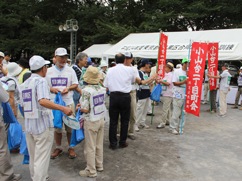 「東京都・目黒区合同総合防災訓練」に品川区の地域住民も参加1