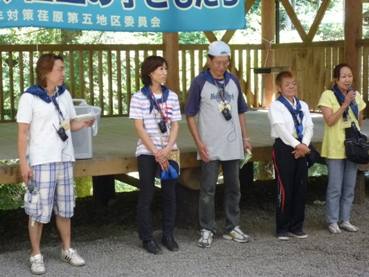 親子キャンプ（2012）開村式2