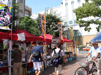 大森駅前広場で開催された復興際の様子