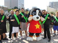 世界王者内山選手も参加!ワタナベジム防犯パトロールSAP入り