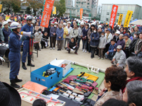 荏原第五地区の総合防災訓練に都立大崎高校の生徒が初参加3