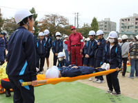 豊葉の杜中学校からは7年生が参加1