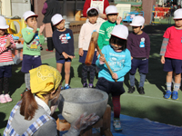 浜川幼稚園　餅つき会4