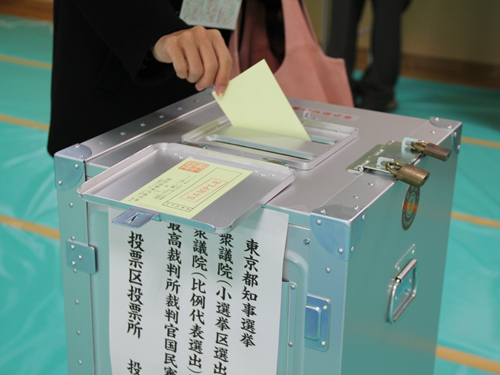 東京都知事選挙および衆議院議員選挙・最高裁判所裁判官国民審査1