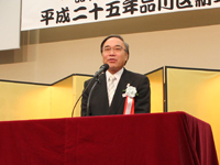 濱野区長あいさつ