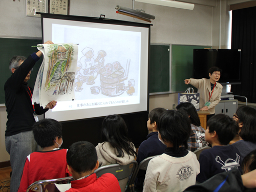 伊藤小学校　68年前の卒業生が6年生に戦争体験語る