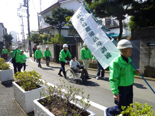 災害時要援護者避難誘導ワークショップ（豊町5）