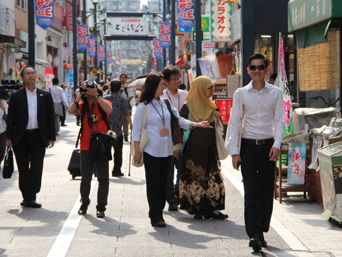 戸越銀座商店街の視察