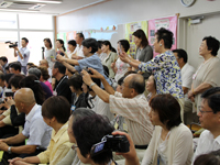 招待された祖父母