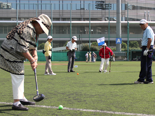 国体デモスポ「グラウンド・ゴルフ」開催