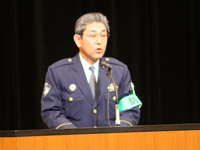古川大井警察署長あいさつ