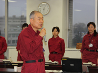 水防本部の様子