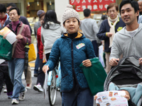 参加した家族連れ