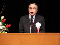 濱野区長の式辞