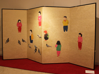 O美術館「岡田錬石作品」展