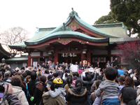 品川神社の節分