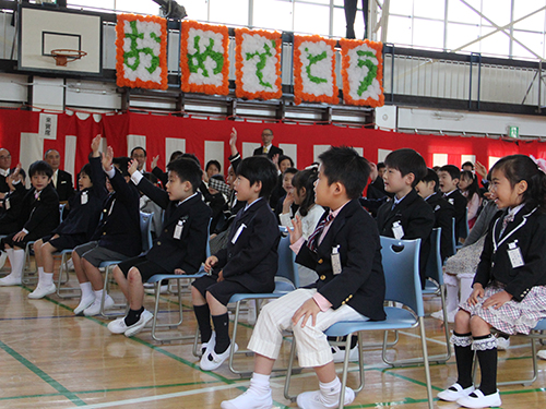 区立上神明小学校入学式