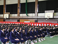 区立鈴ヶ森中学校入学式