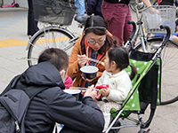 たけのこ汁の無料配布